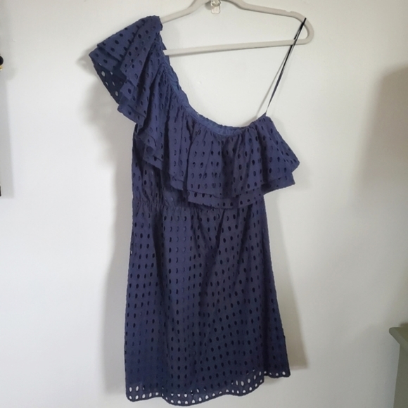 Chelsea & Theodore One Shoulder Dress L - Picture 3 of 7